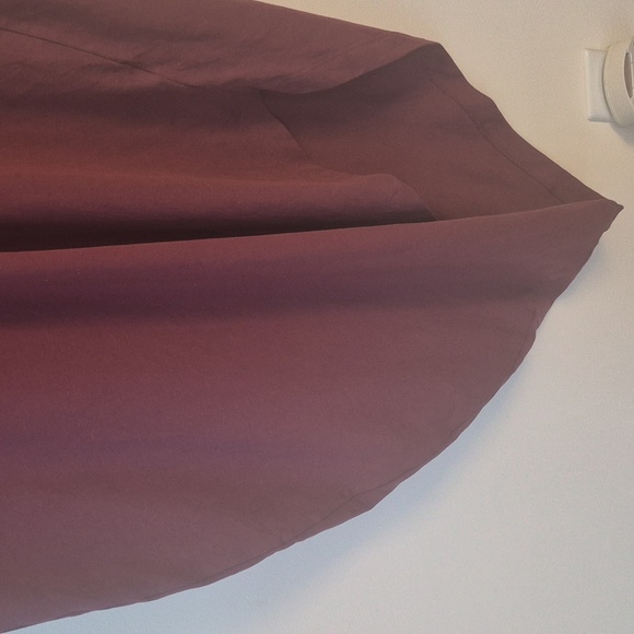 Universal Standard Iconic Geneva V-Neck Asymmetrical Dress Jam - Size XS /10-12 - Picture 4 of 7